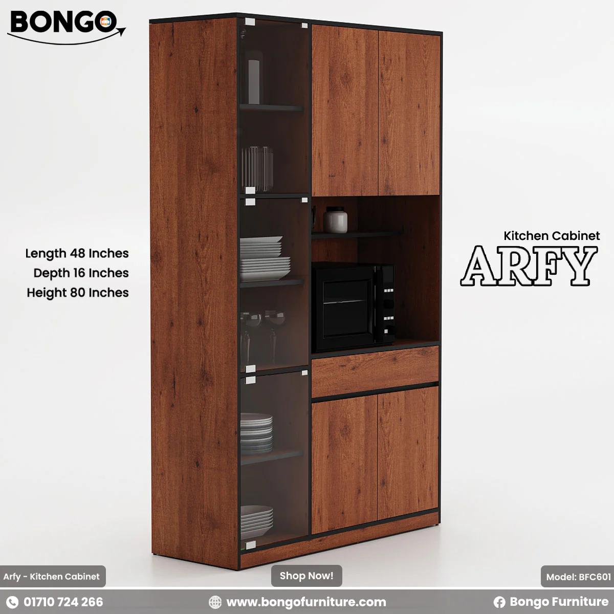 Arfy - Kitchen Cabinet | BFC601 - Image 3