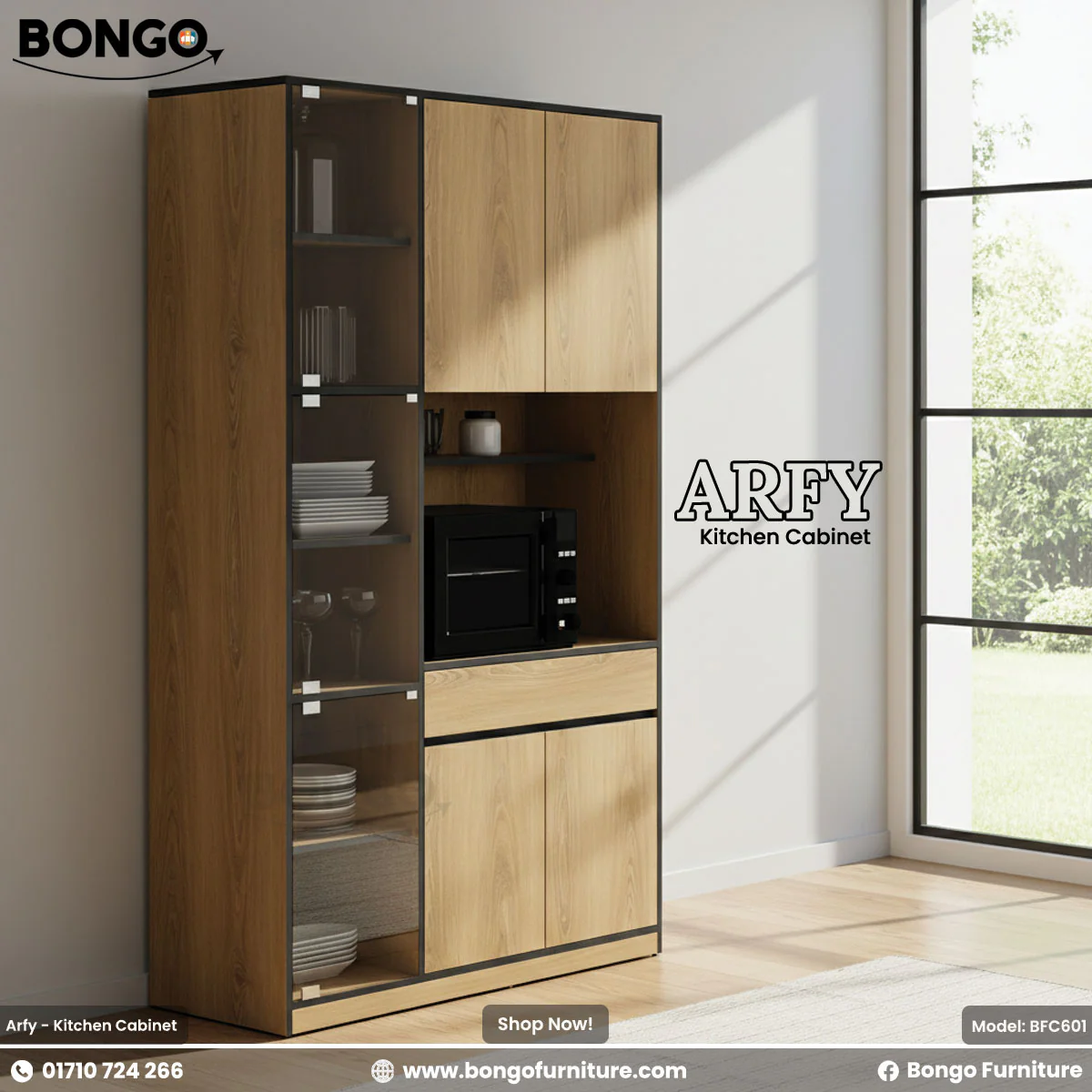 Arfy - Kitchen Cabinet | BFC601 - Image 4