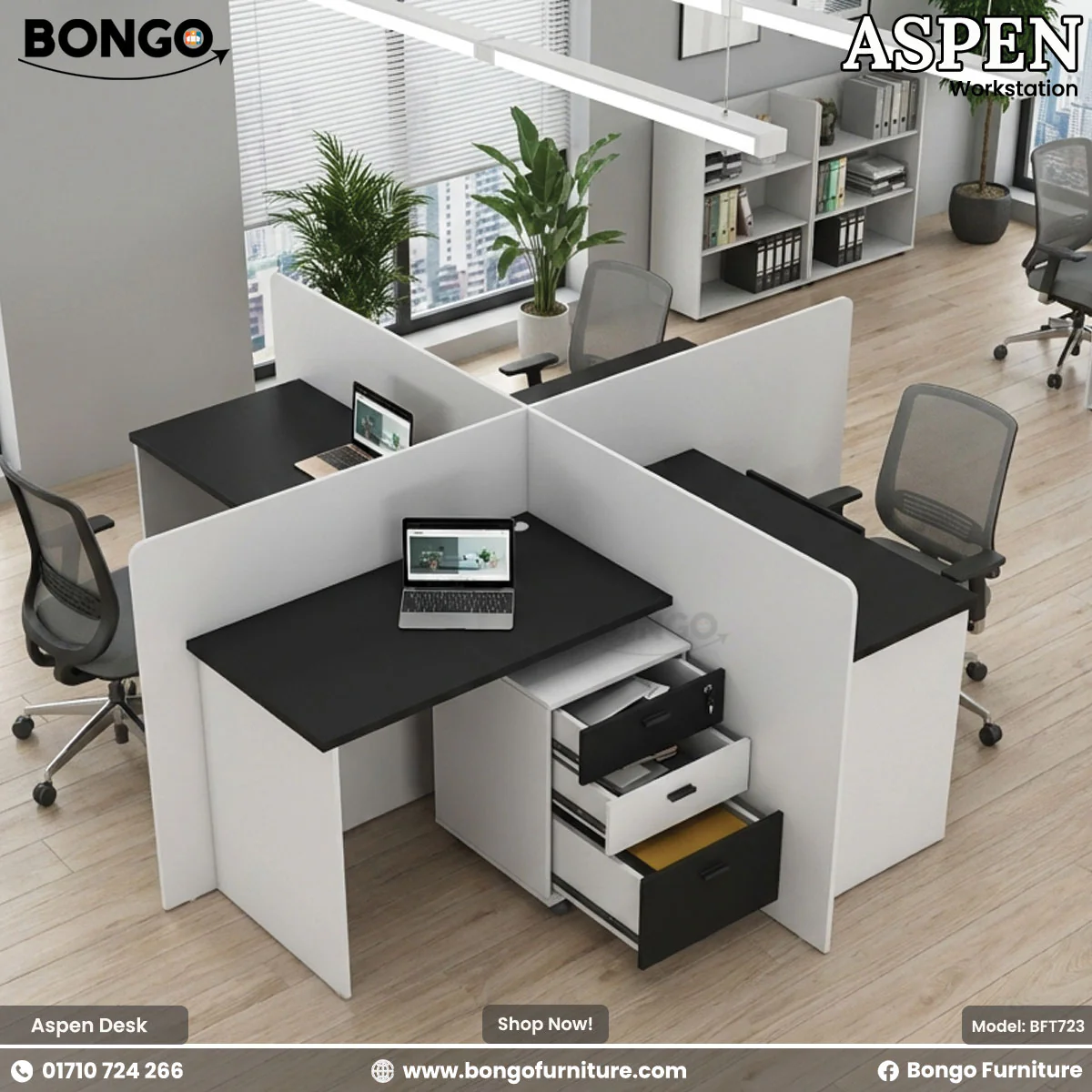 Aspen Working Table - BFT723 - Image 7
