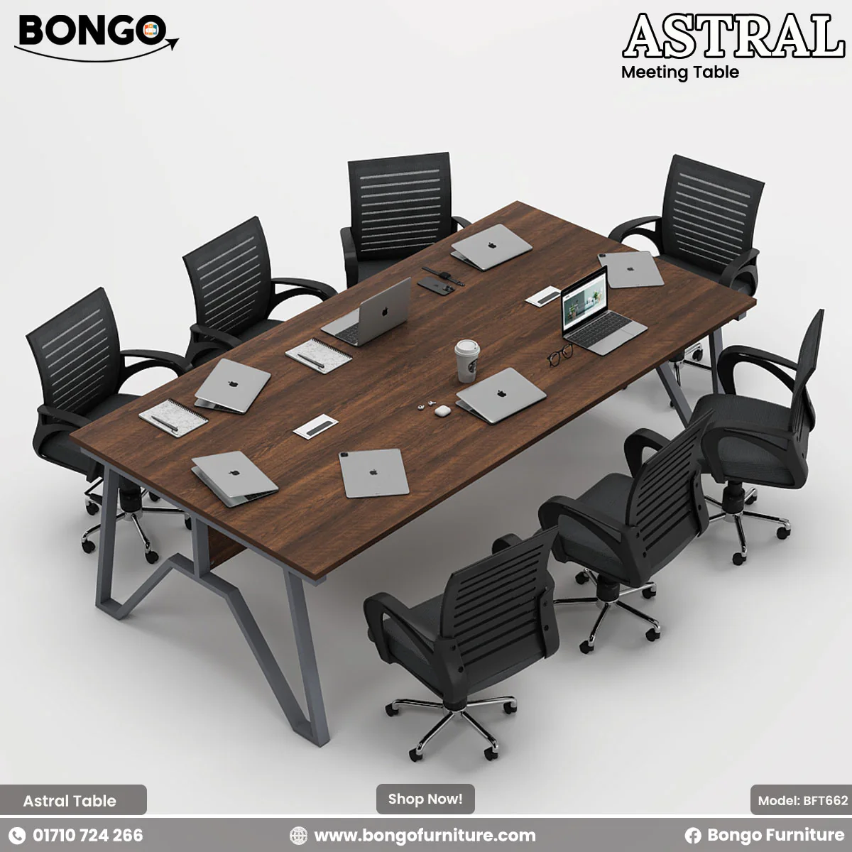Astral Meeting Table - BFT662 - Image 4