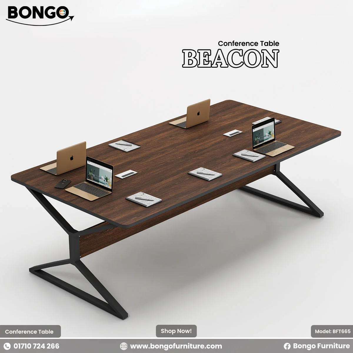 Beacon Meeting Table - BFT665 - Image 3