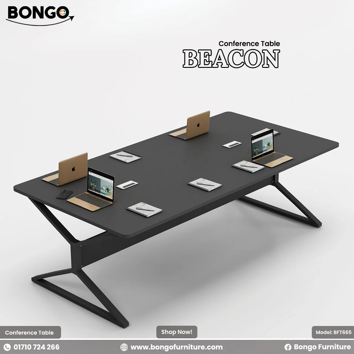 Beacon Meeting Table - BFT665 - Image 5