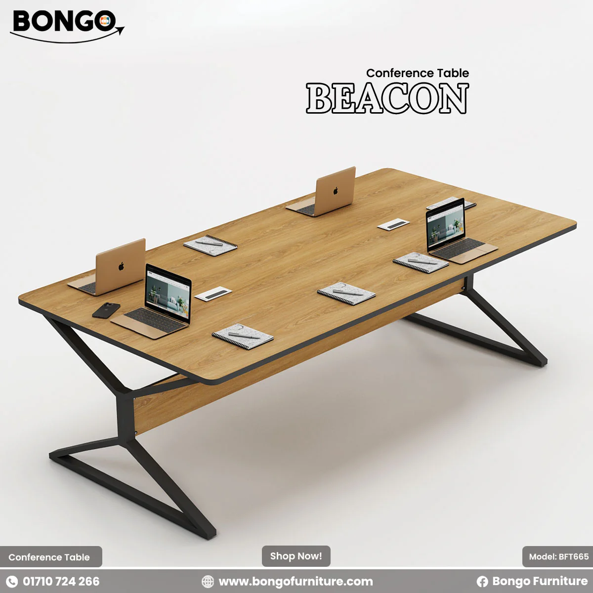 Beacon Meeting Table - BFT665 - Image 6