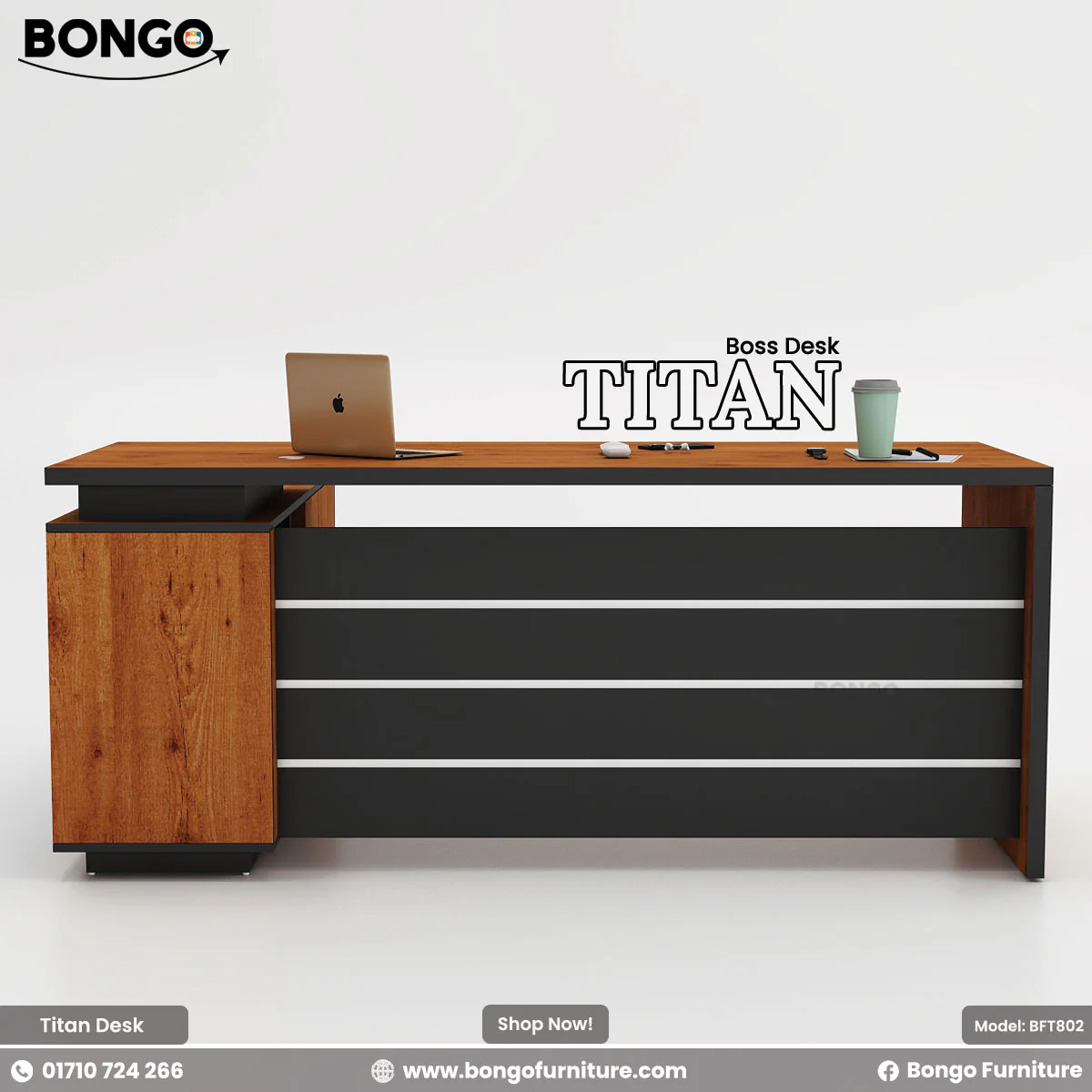 Titan - CEO Desk | BFT802 - Image 4