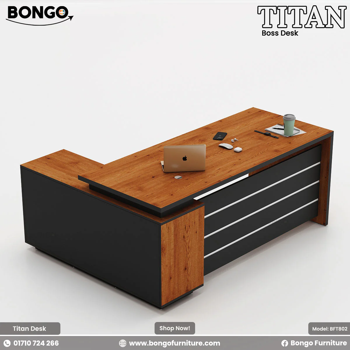 Titan - CEO Desk | BFT802 - Image 5