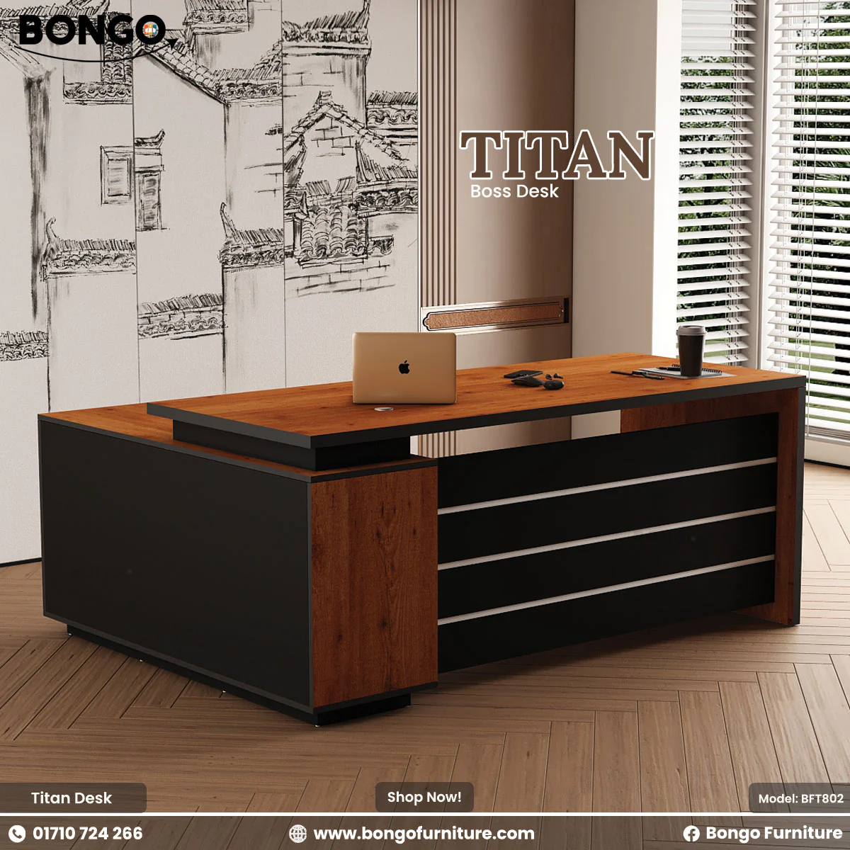 Titan - CEO Desk | BFT802 - Image 6