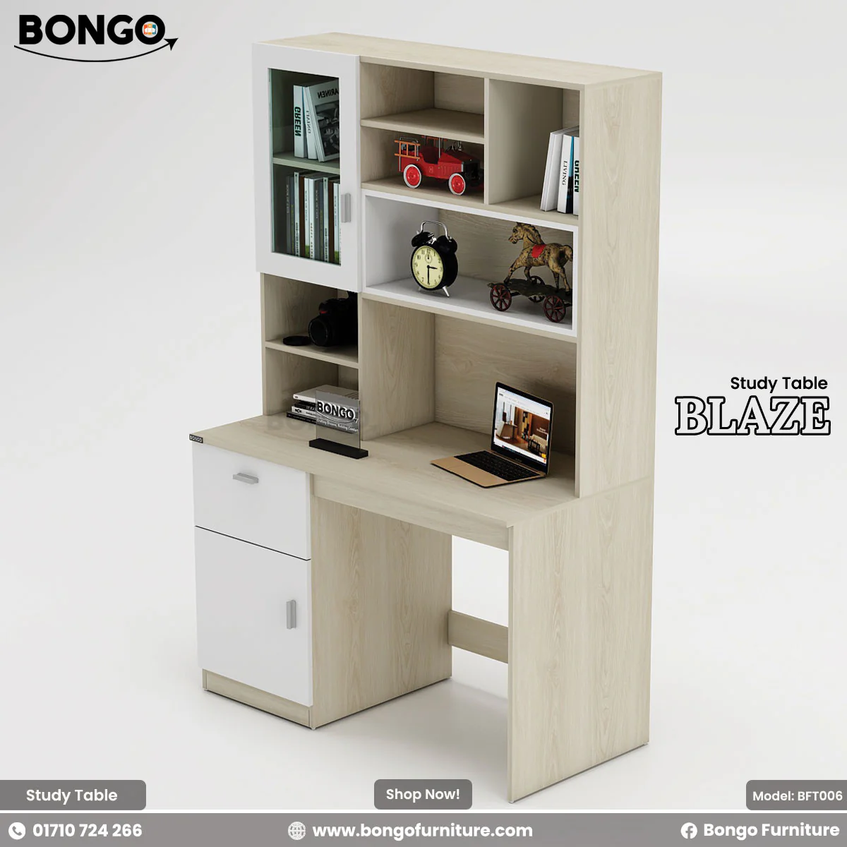 Blaze Study Table - BFT006 - Image 3