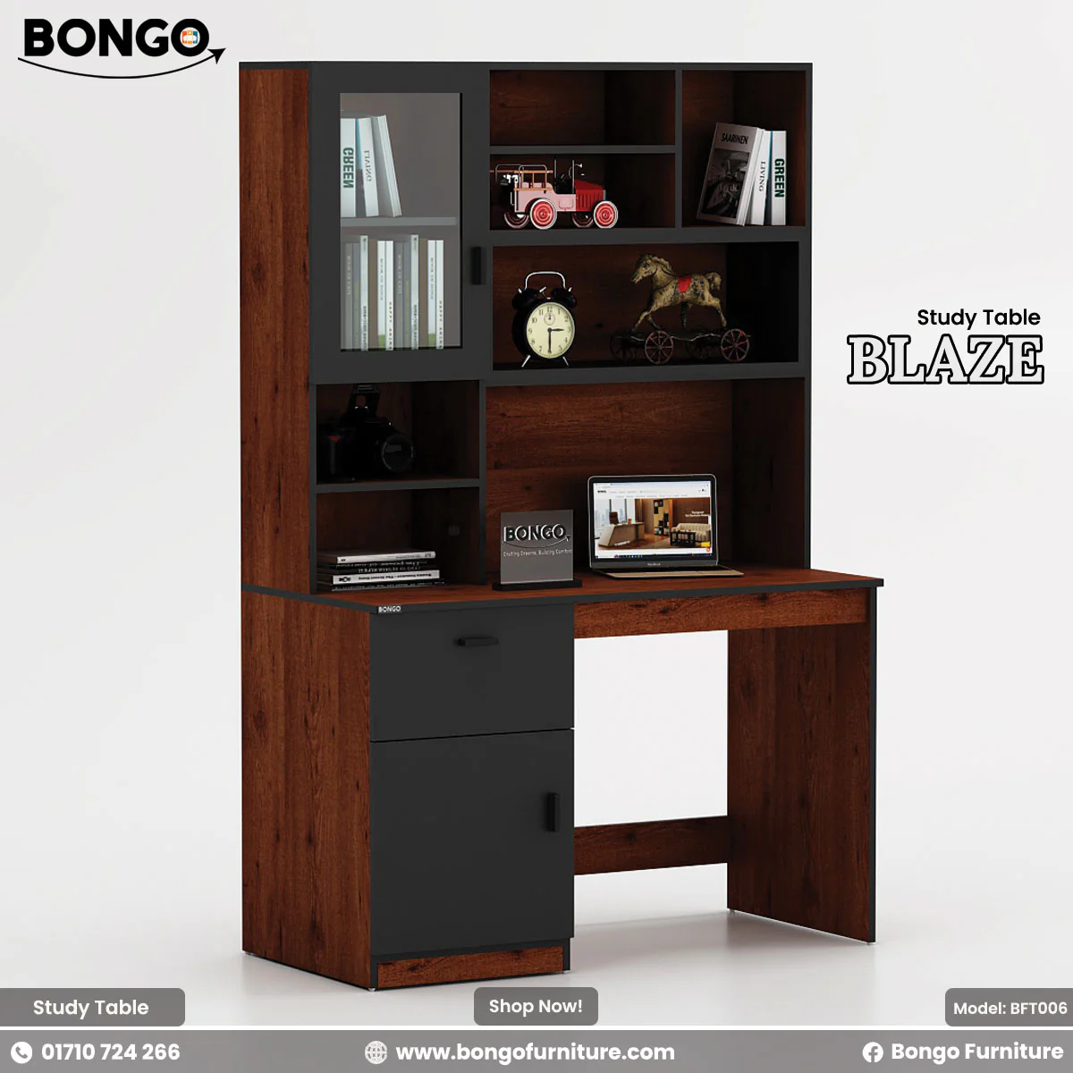 Blaze Study Table - BFT006 - Image 4