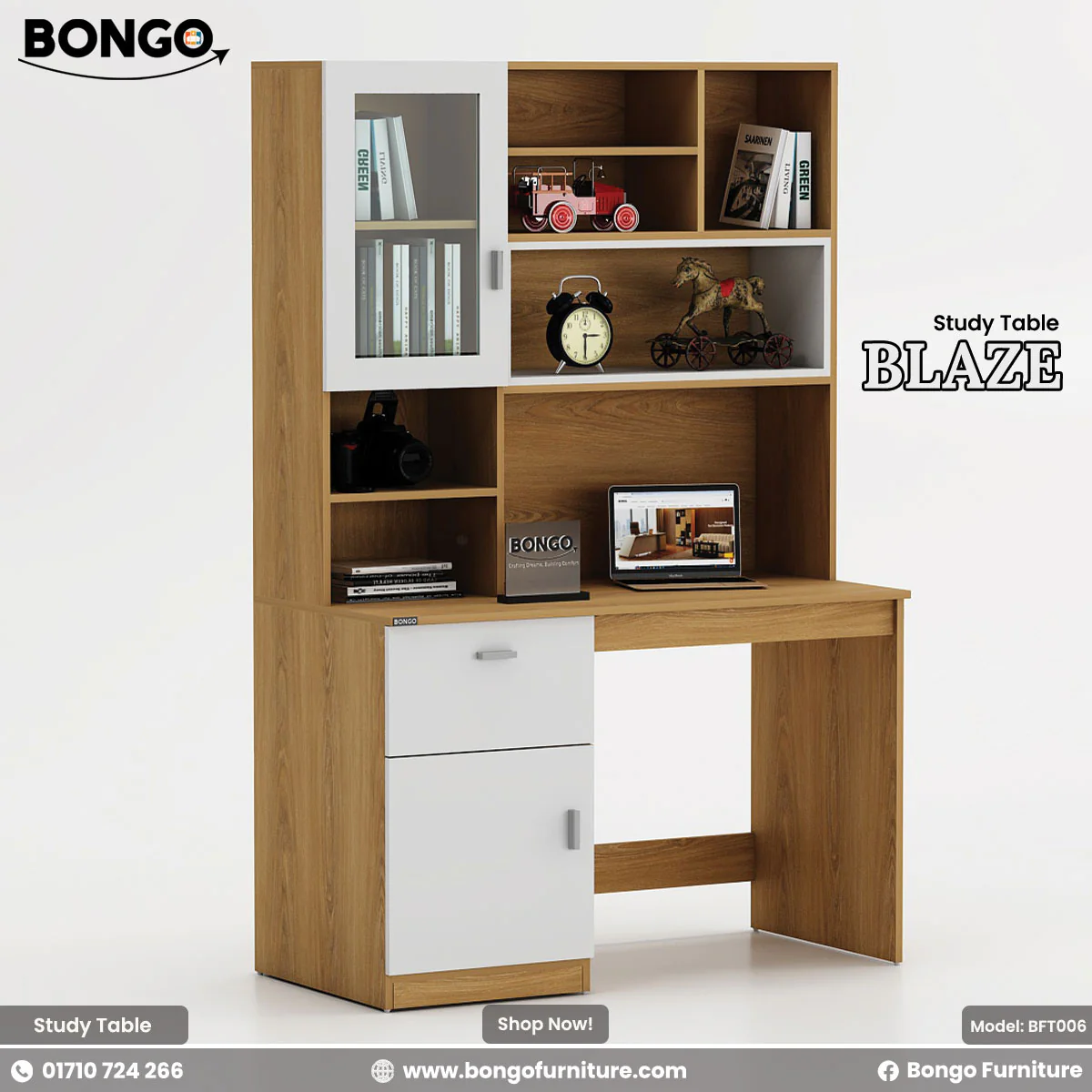 Blaze Study Table - BFT006 - Image 5