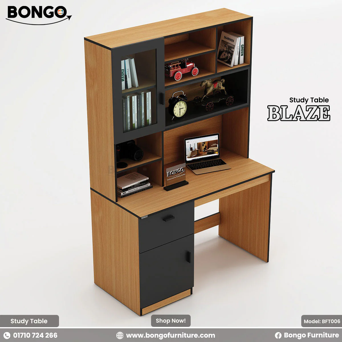 Blaze Study Table - BFT006 - Image 6