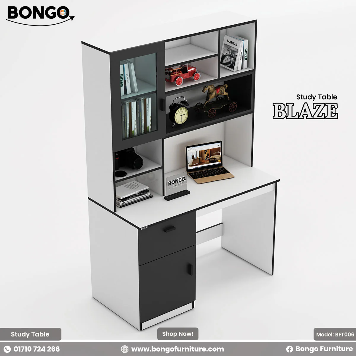 Blaze Study Table - BFT006 - Image 7