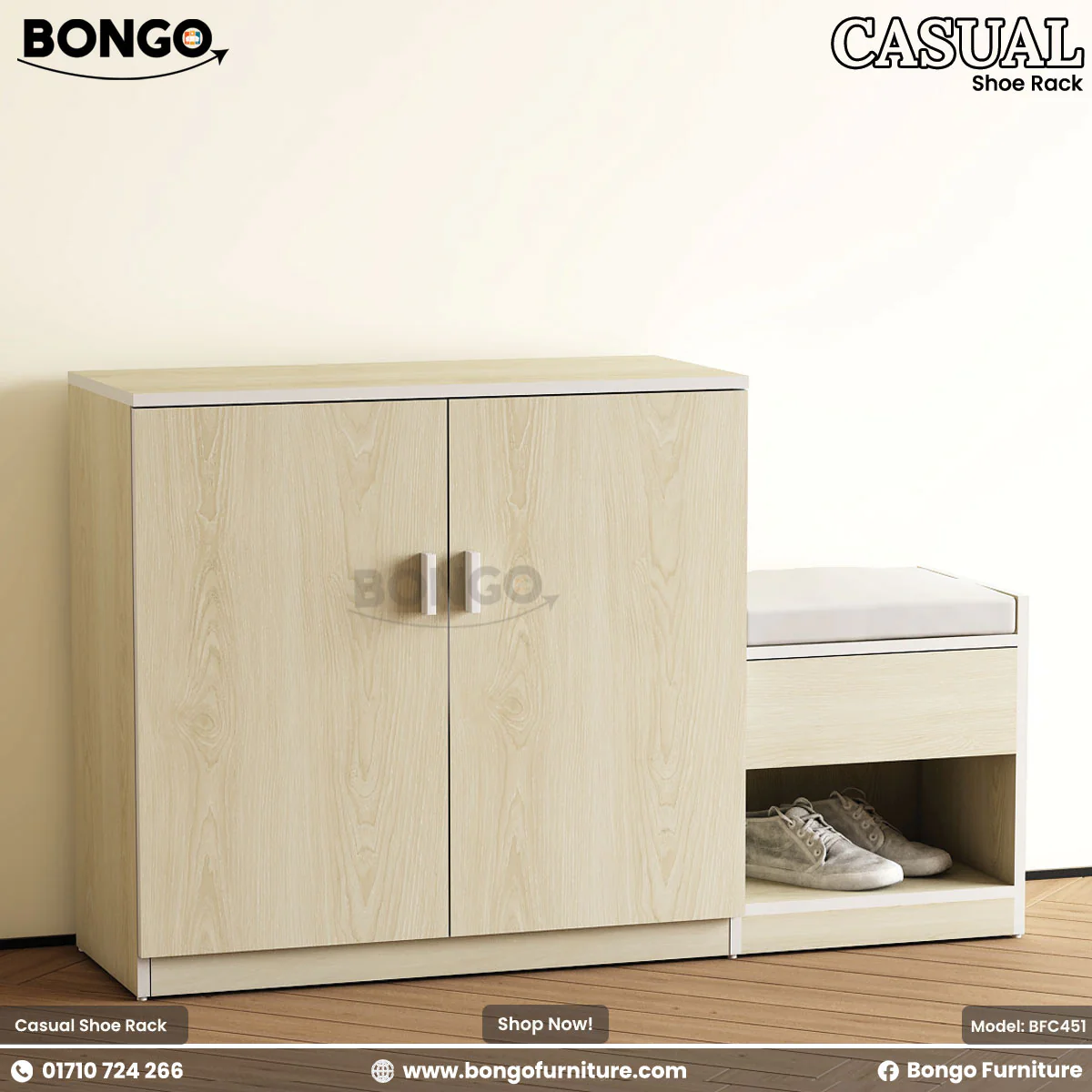 Casual - Shoe Rack | BFC451 - Image 9