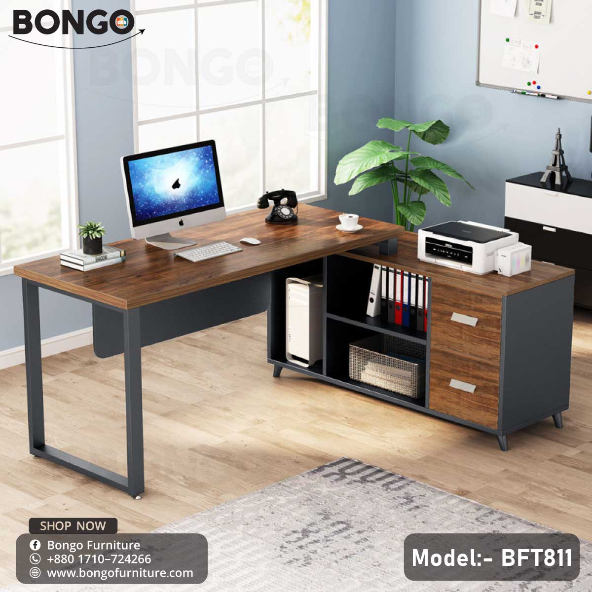 Center Desk - BFT811 - Image 3