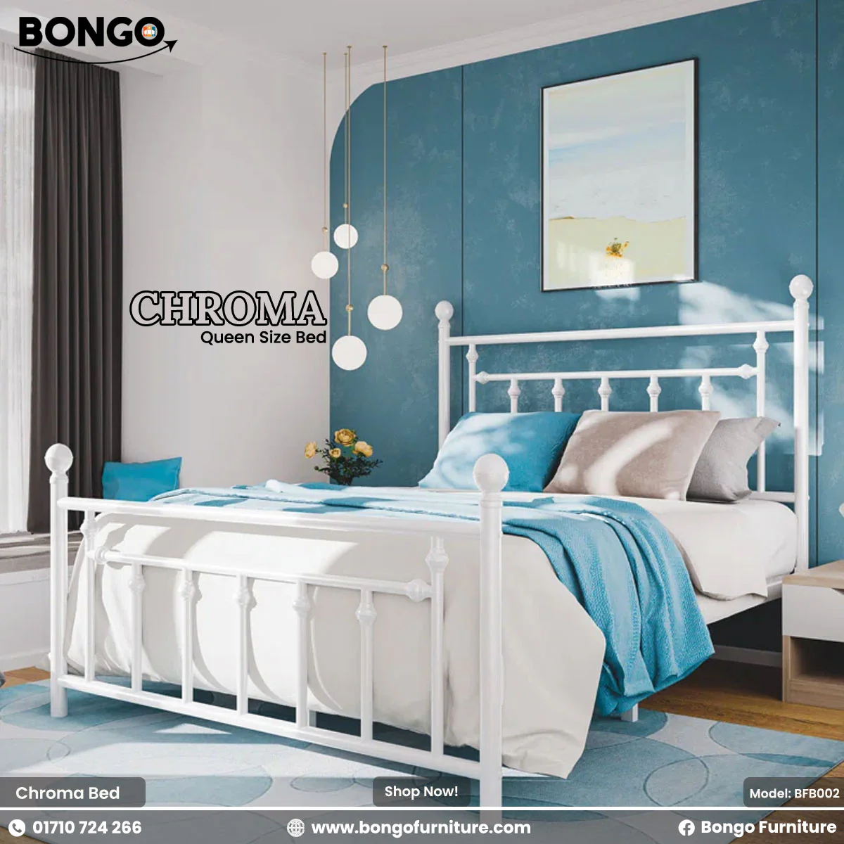 Chroma - Queen Size Bed | BFB002 - Image 4