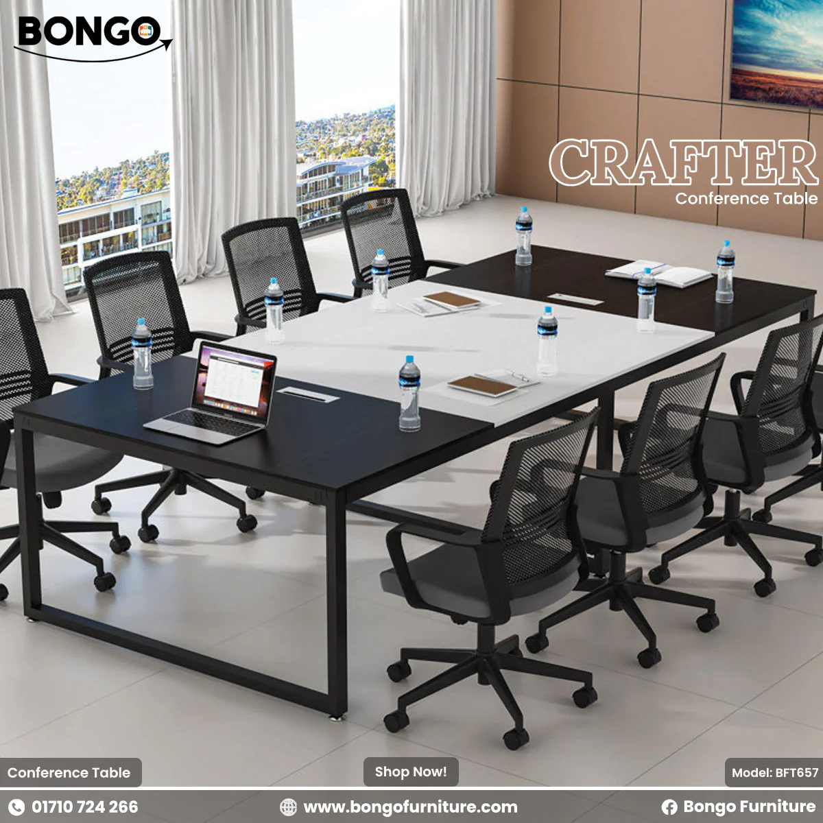 Crafter - Conference Table | BFT657 - Image 3