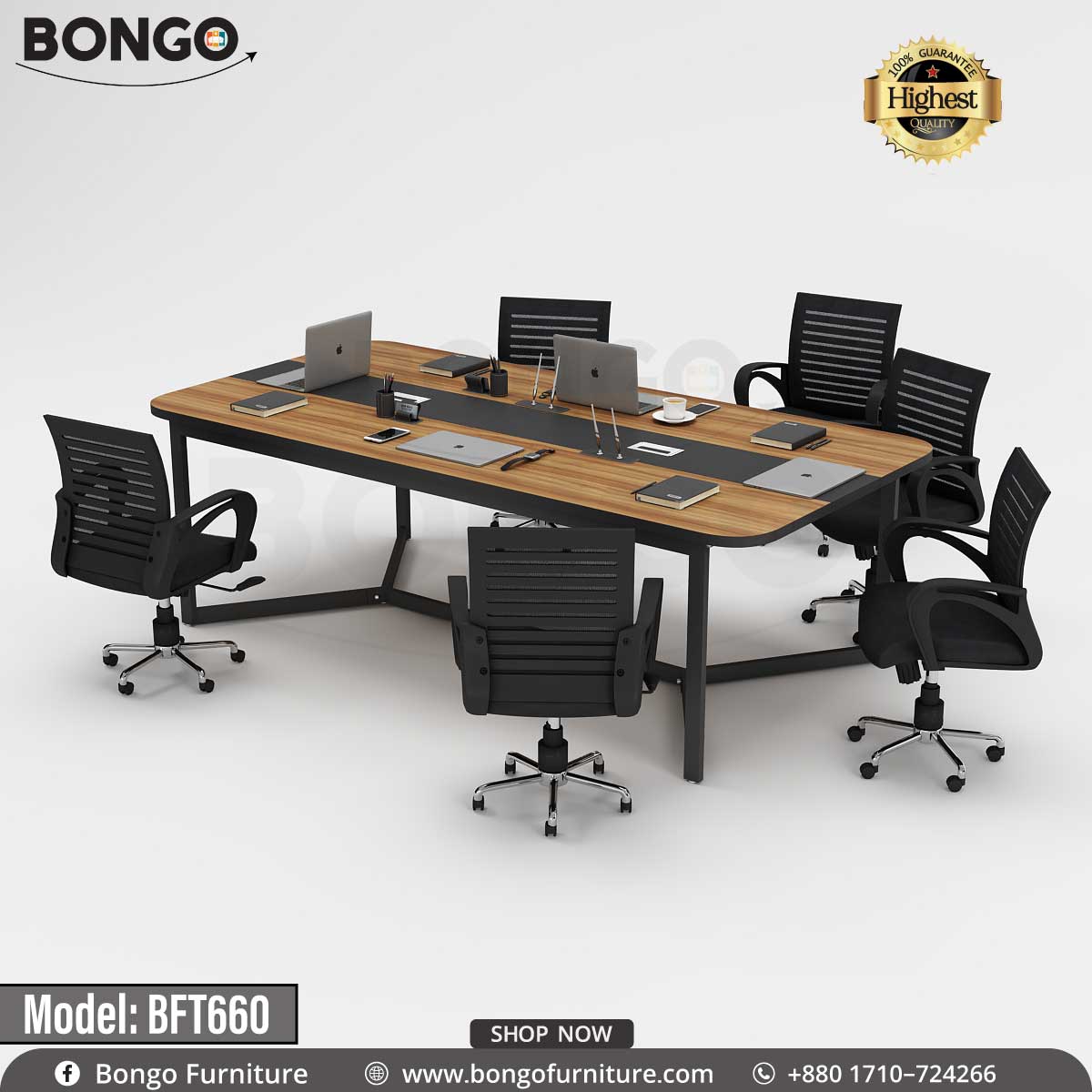 E8 Meeting Table - BFT660 - Image 3