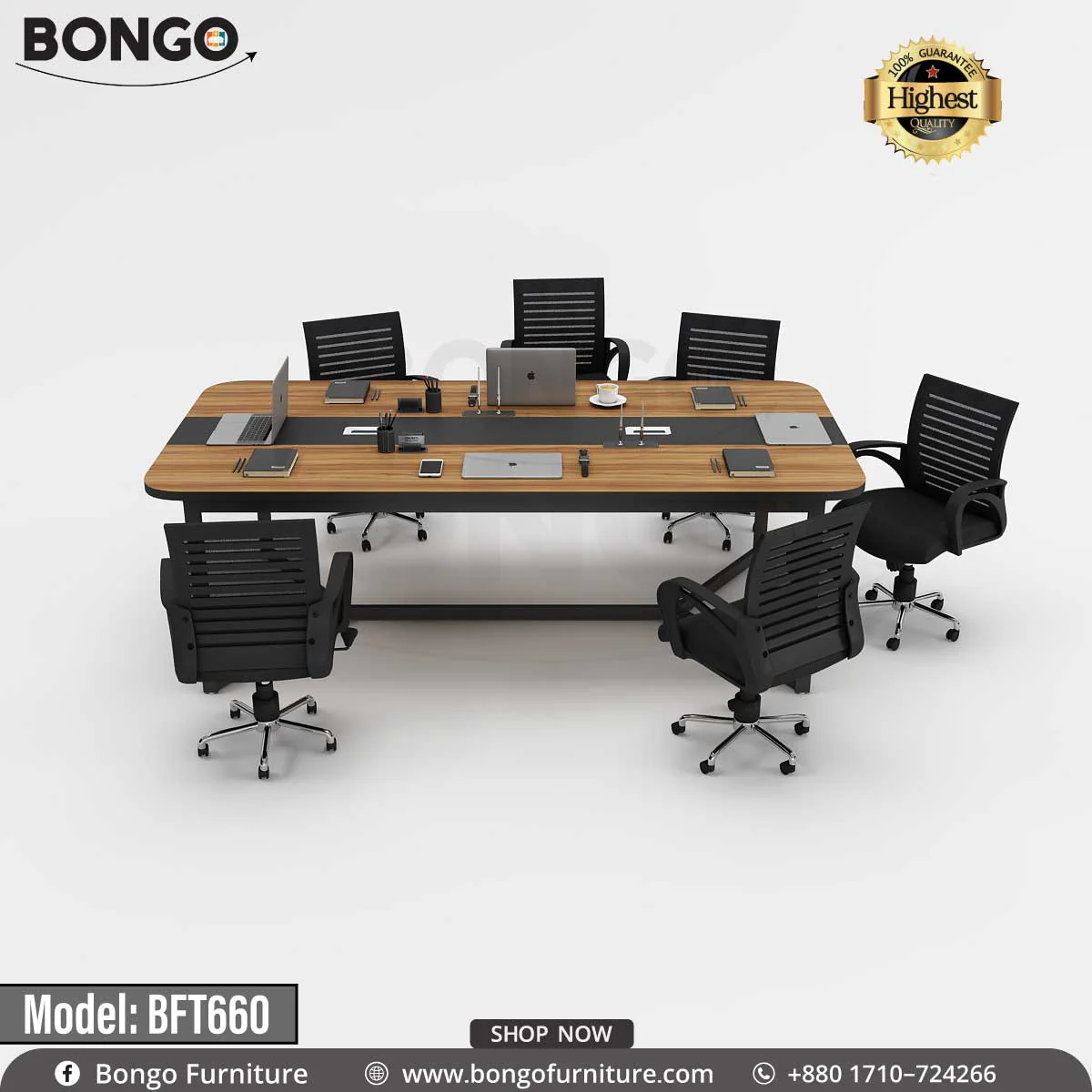 E8 Meeting Table - BFT660 - Image 4
