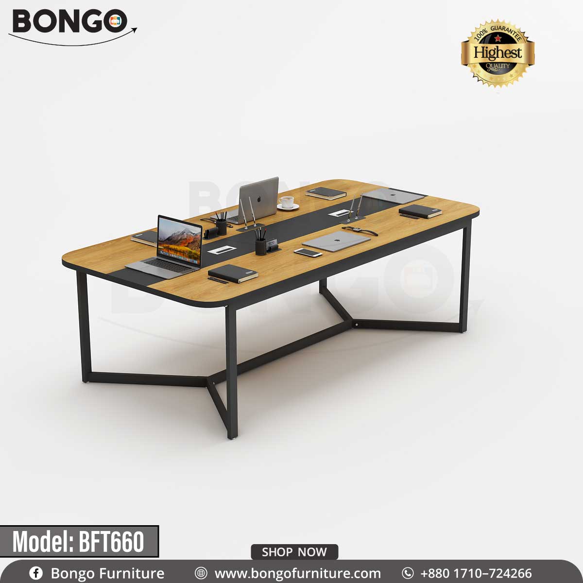 E8 Meeting Table - BFT660 - Image 5