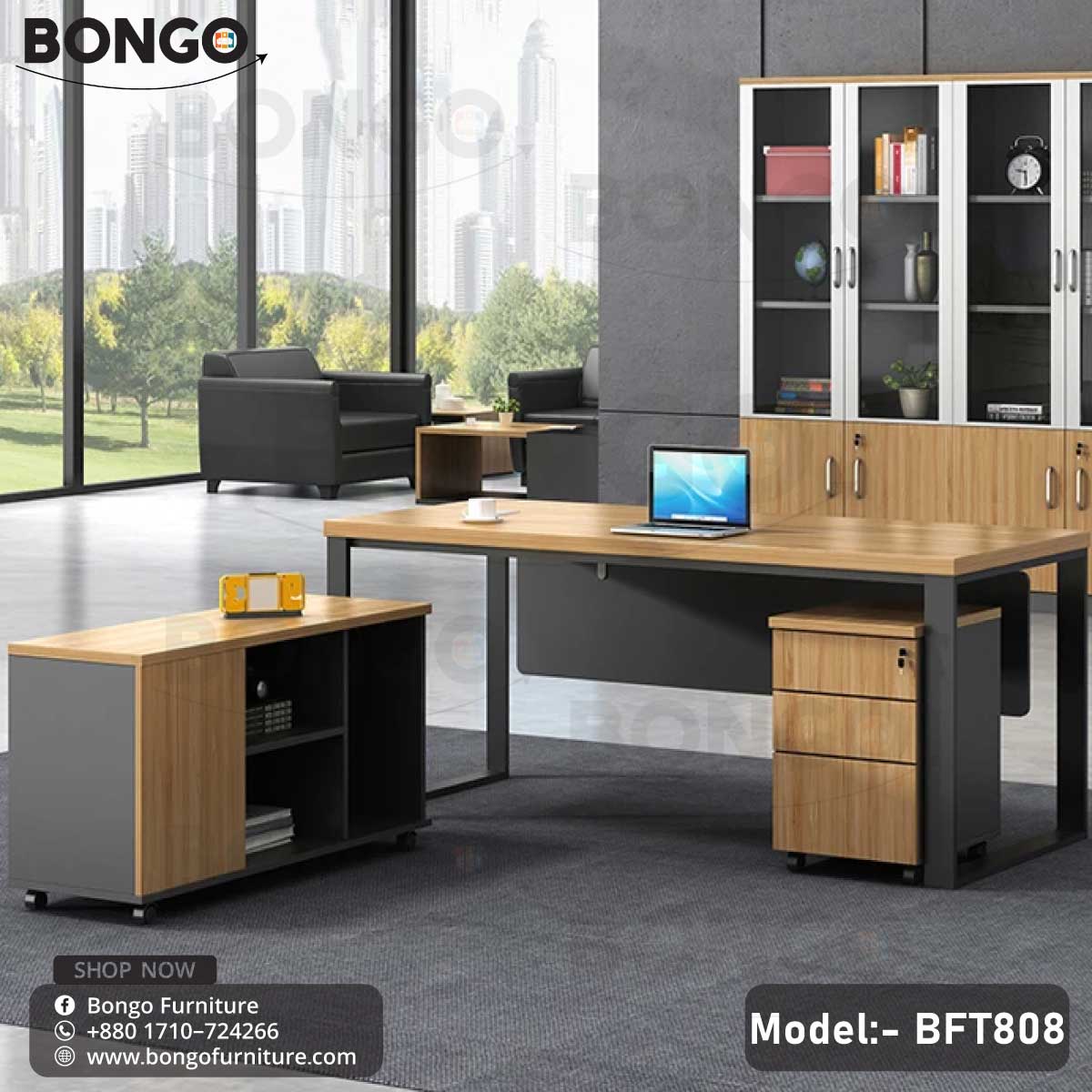 Elite CEO Desk - BFT808 - Image 3