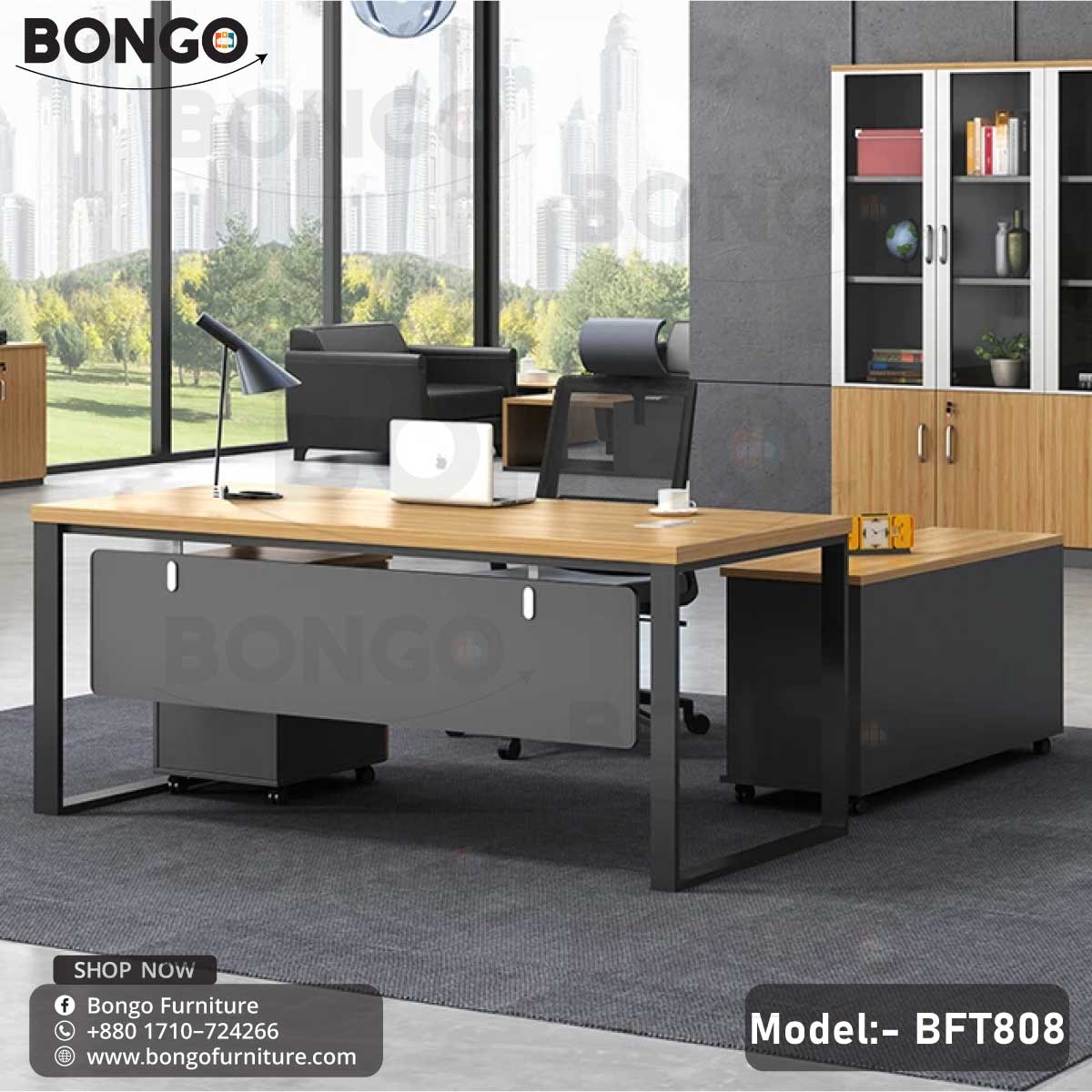 Elite CEO Desk - BFT808 - Image 5