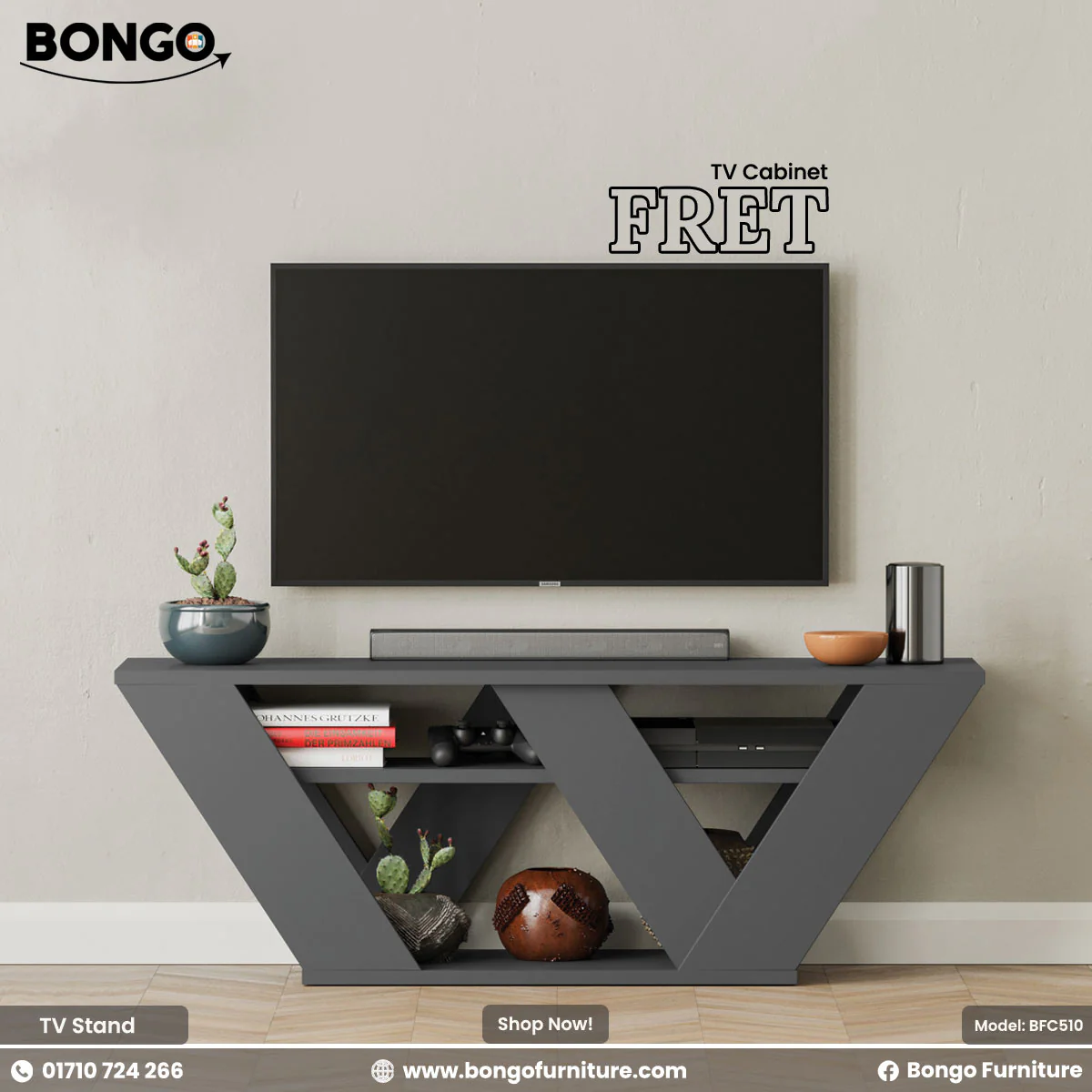 Fret - TV Stand | BFC510 - Image 3