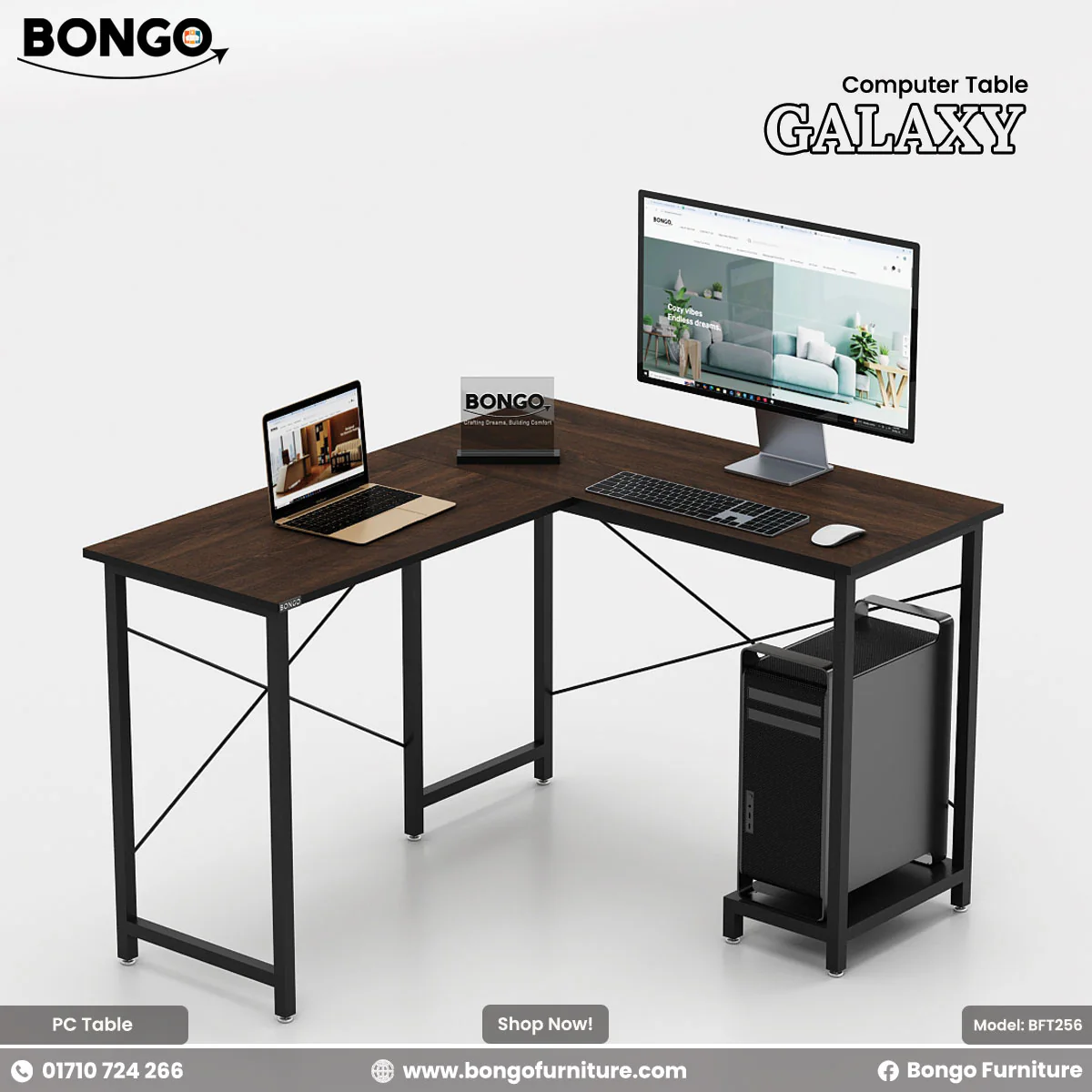 Galaxy Computer Table - BFT256 - Image 3