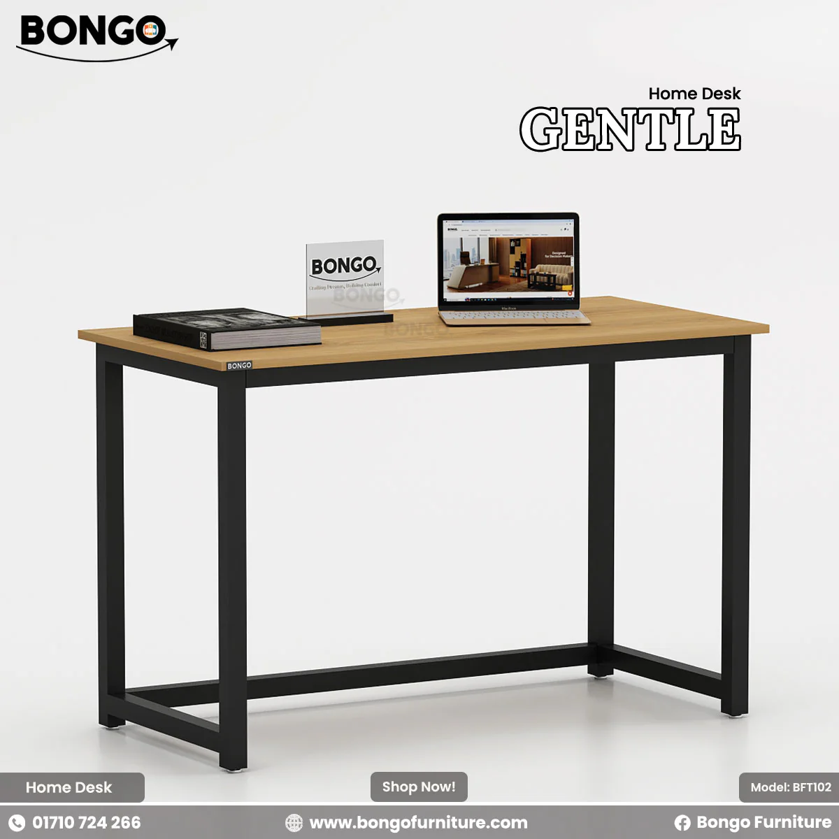 Gentle Home Office Desk - BFT102 - Image 4