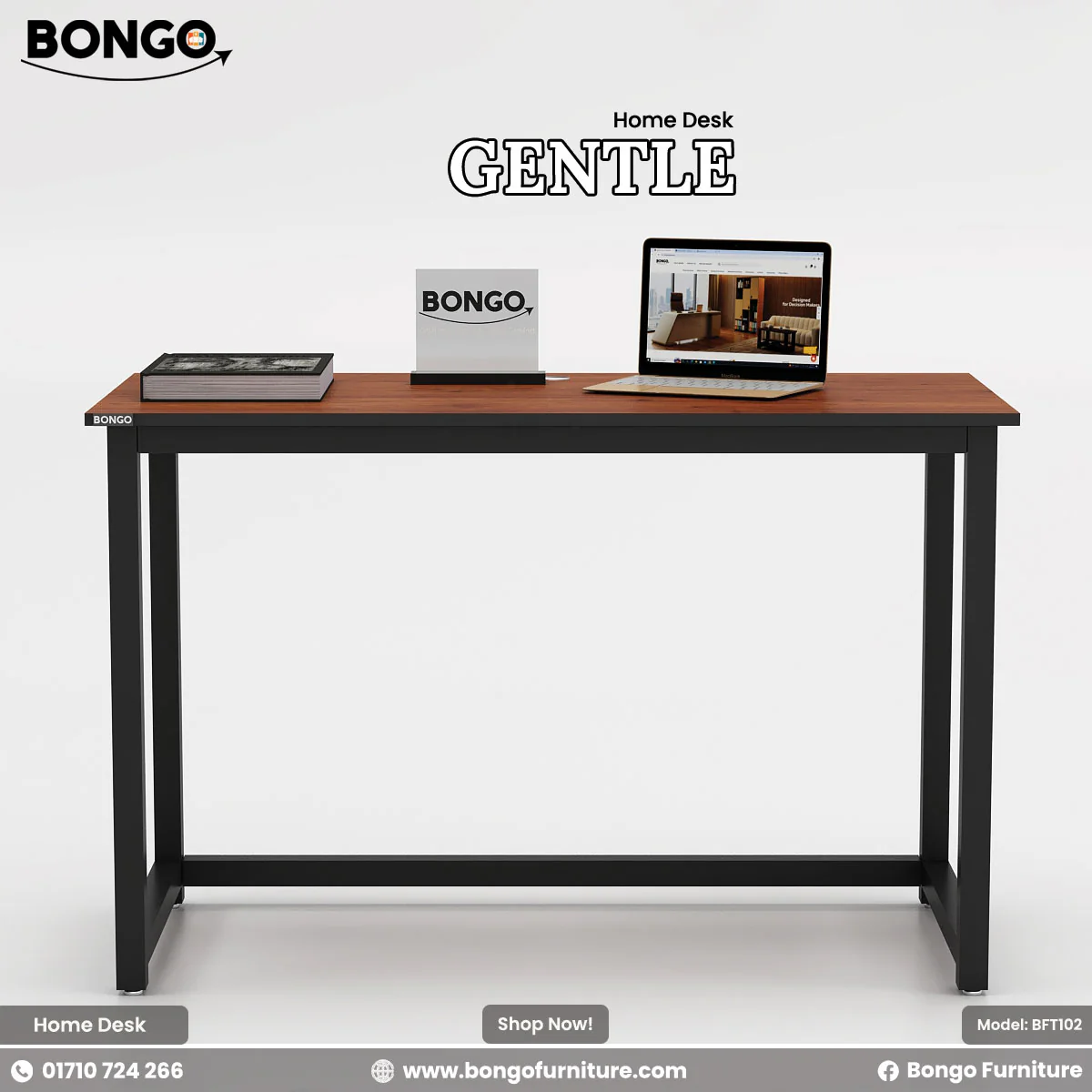 Gentle Home Office Desk - BFT102 - Image 5