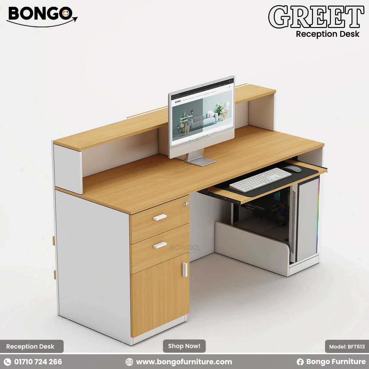 Greet Reception Desk - BFT613 - Image 2