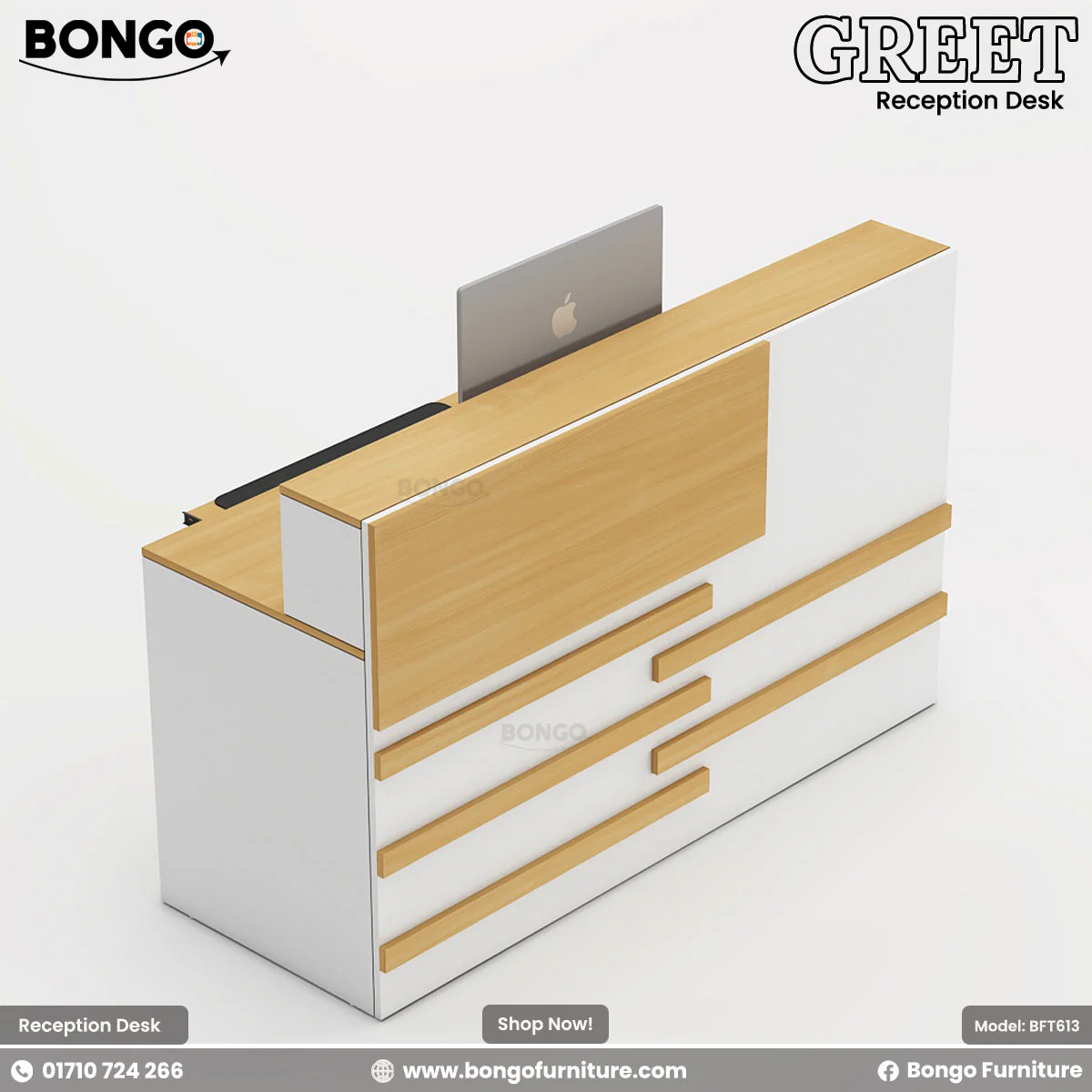 Greet Reception Desk - BFT613 - Image 4