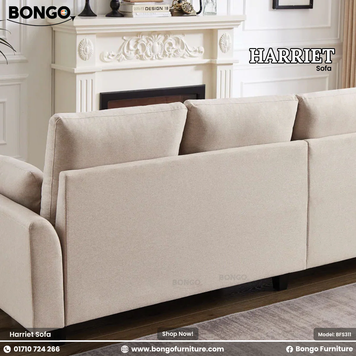 Harriet Family Sofa - BFS311 - Image 3