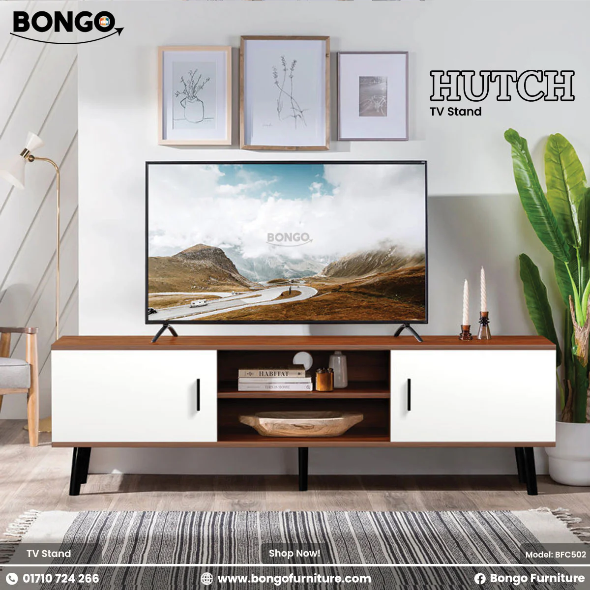 Hutch - TV Cabinet | BFC502 - Image 2