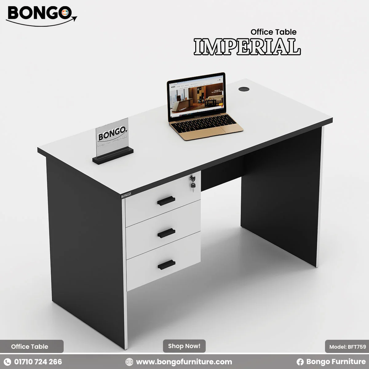 Imperial Desk - BFT759 - Image 4