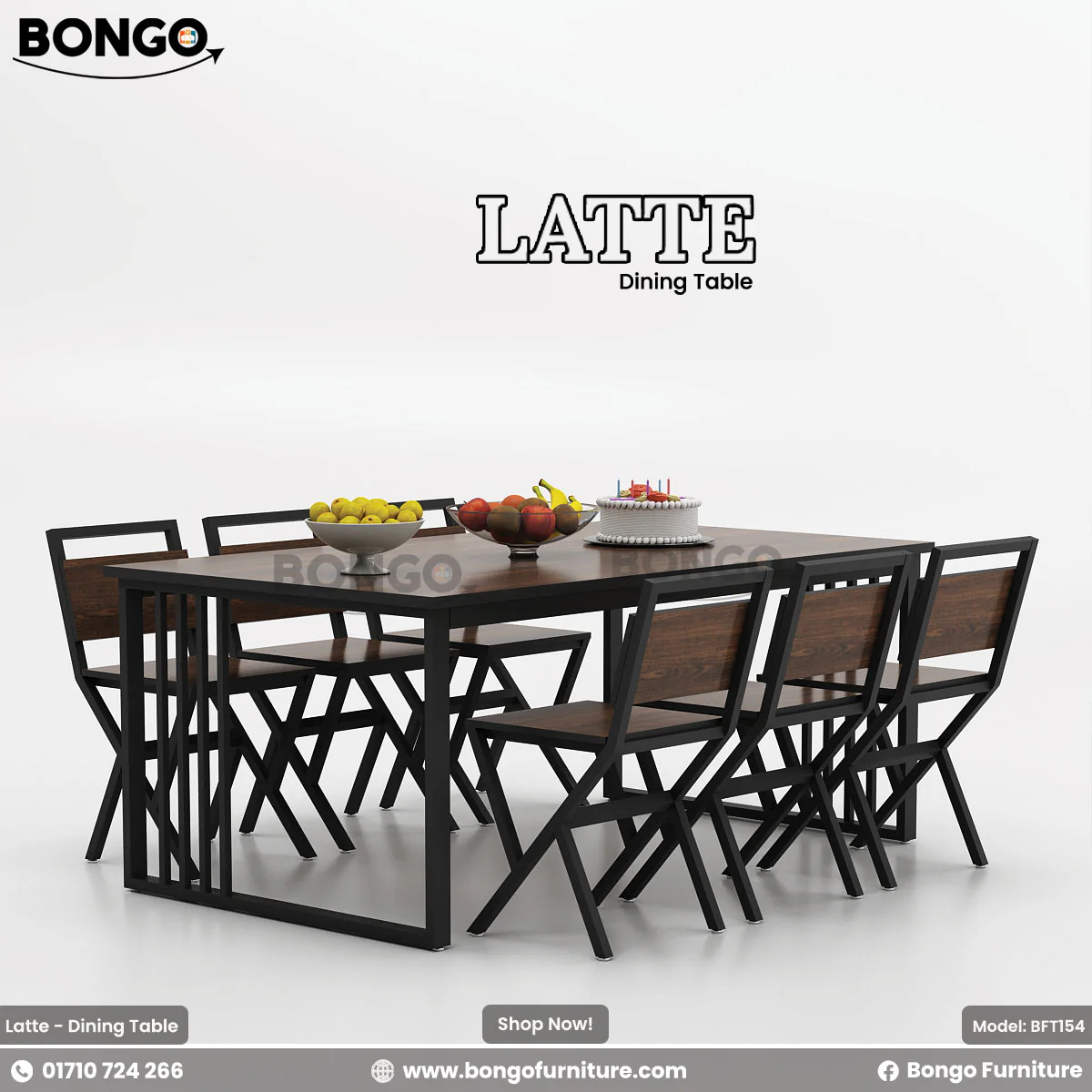 Latte - Dining Table | BFT154 - Image 5