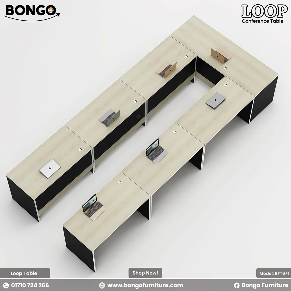 Loop - Modular Conference Table | BFT671 - Image 2