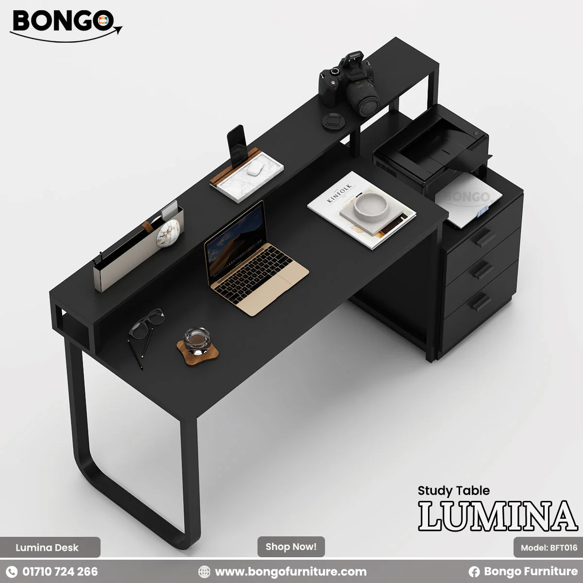 Lumina - Study Table | BFT016 - Image 3