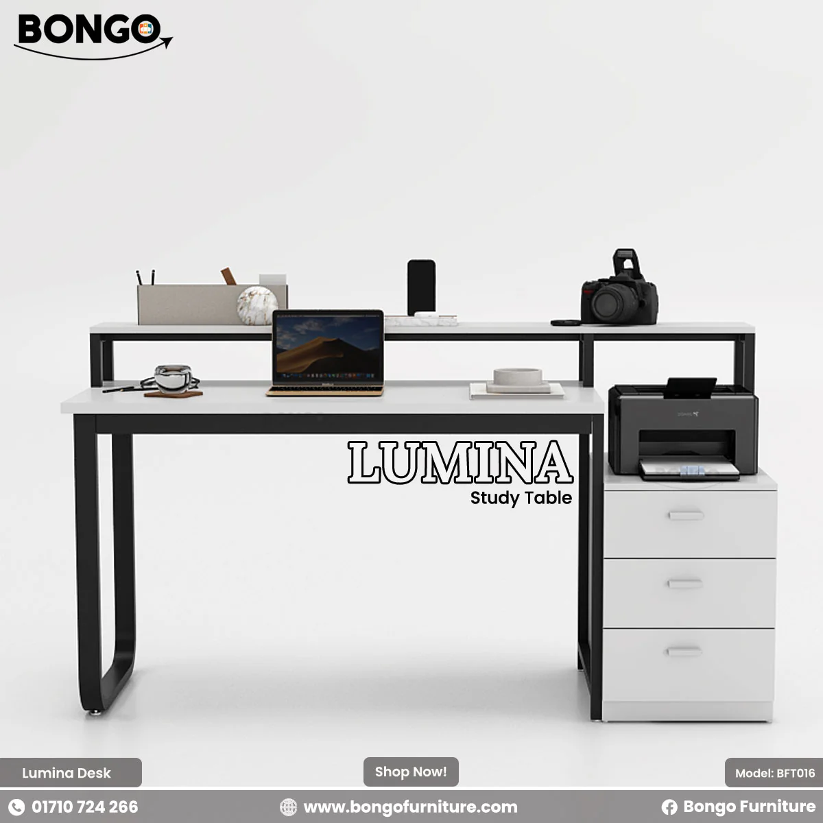 Lumina - Study Table | BFT016 - Image 4