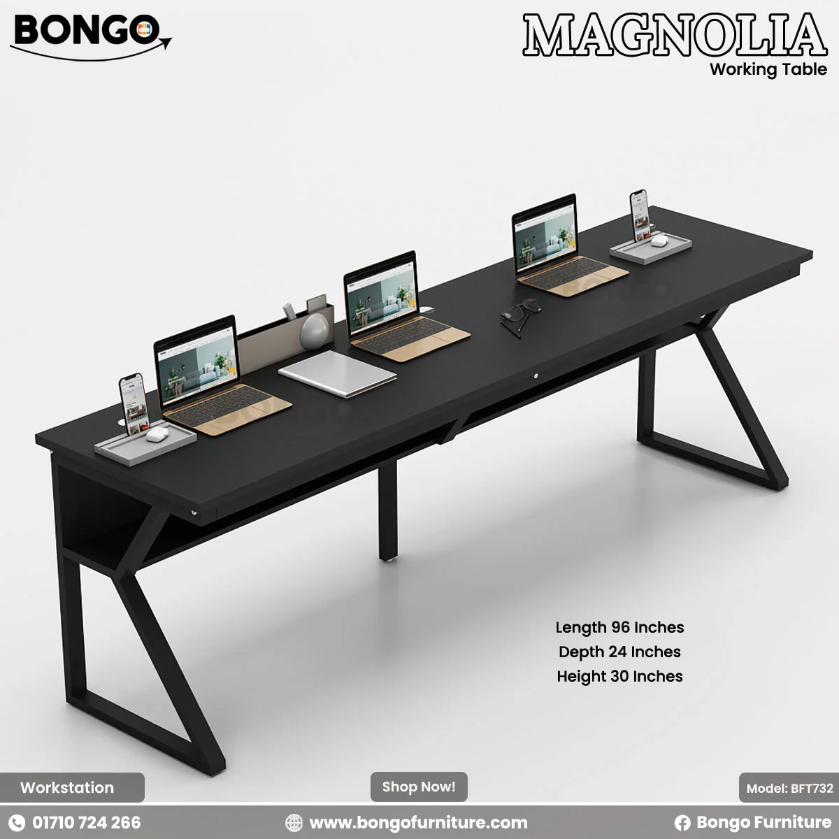 Magnolia - Working Table | BFT732 - Image 5