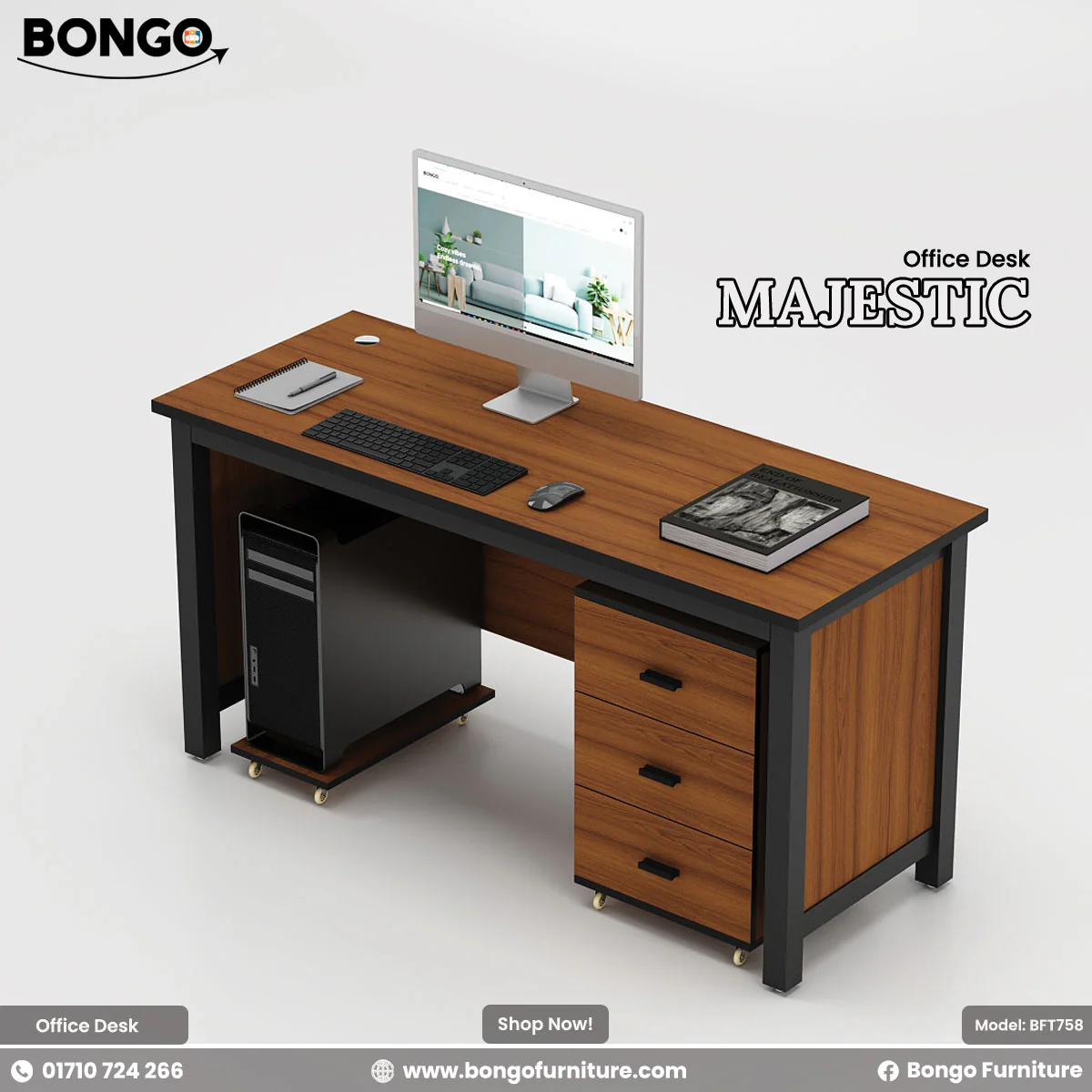 Majestic Desk - BFT758 - Image 5