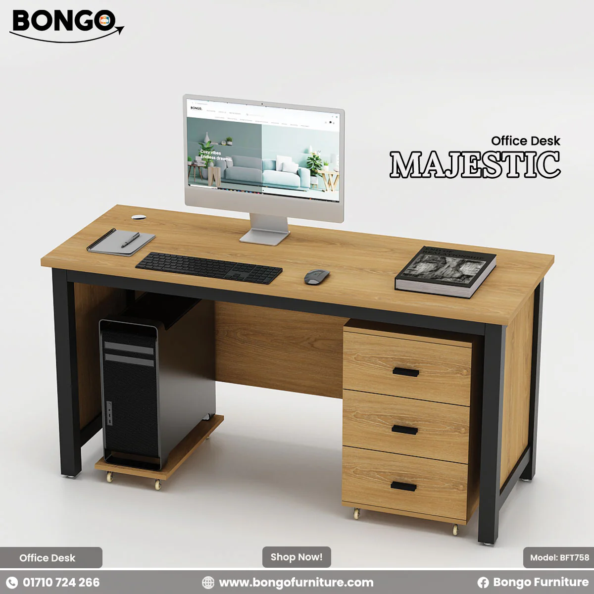 Majestic Desk - BFT758 - Image 6