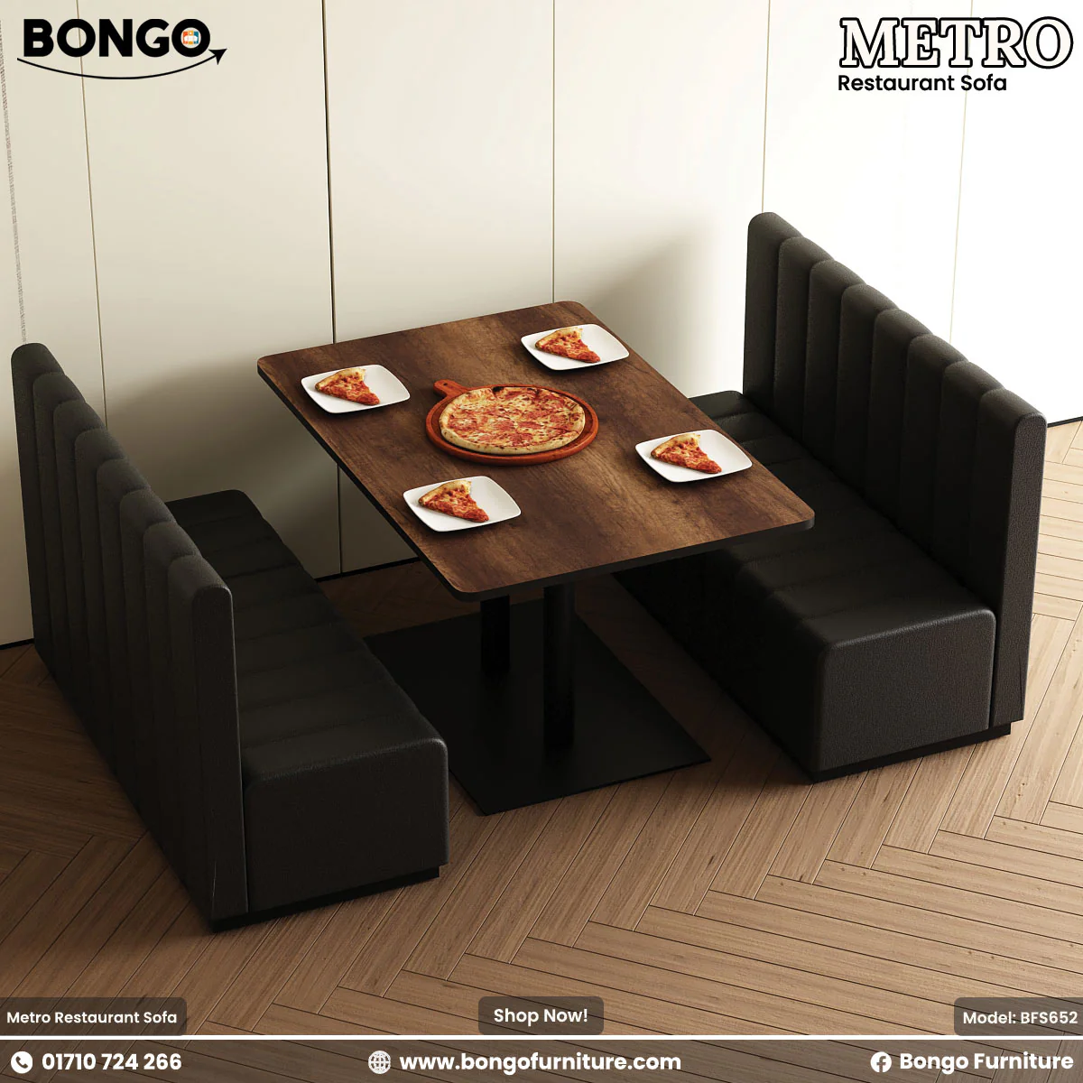Metro - Restaurant Sofa | BFS652 - Image 4