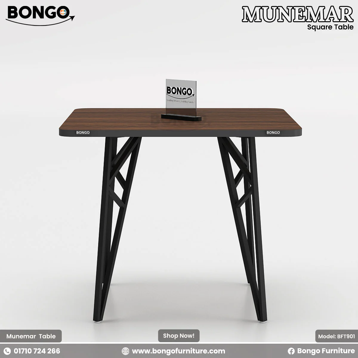 Munemar - Square Table | BFT901 - Image 5