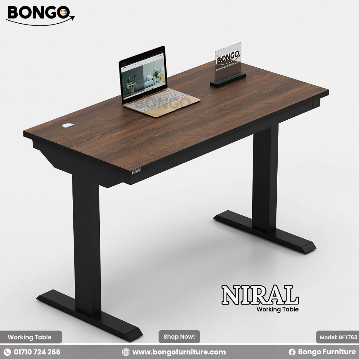 Niral - Working Table | BFT763 - Image 5