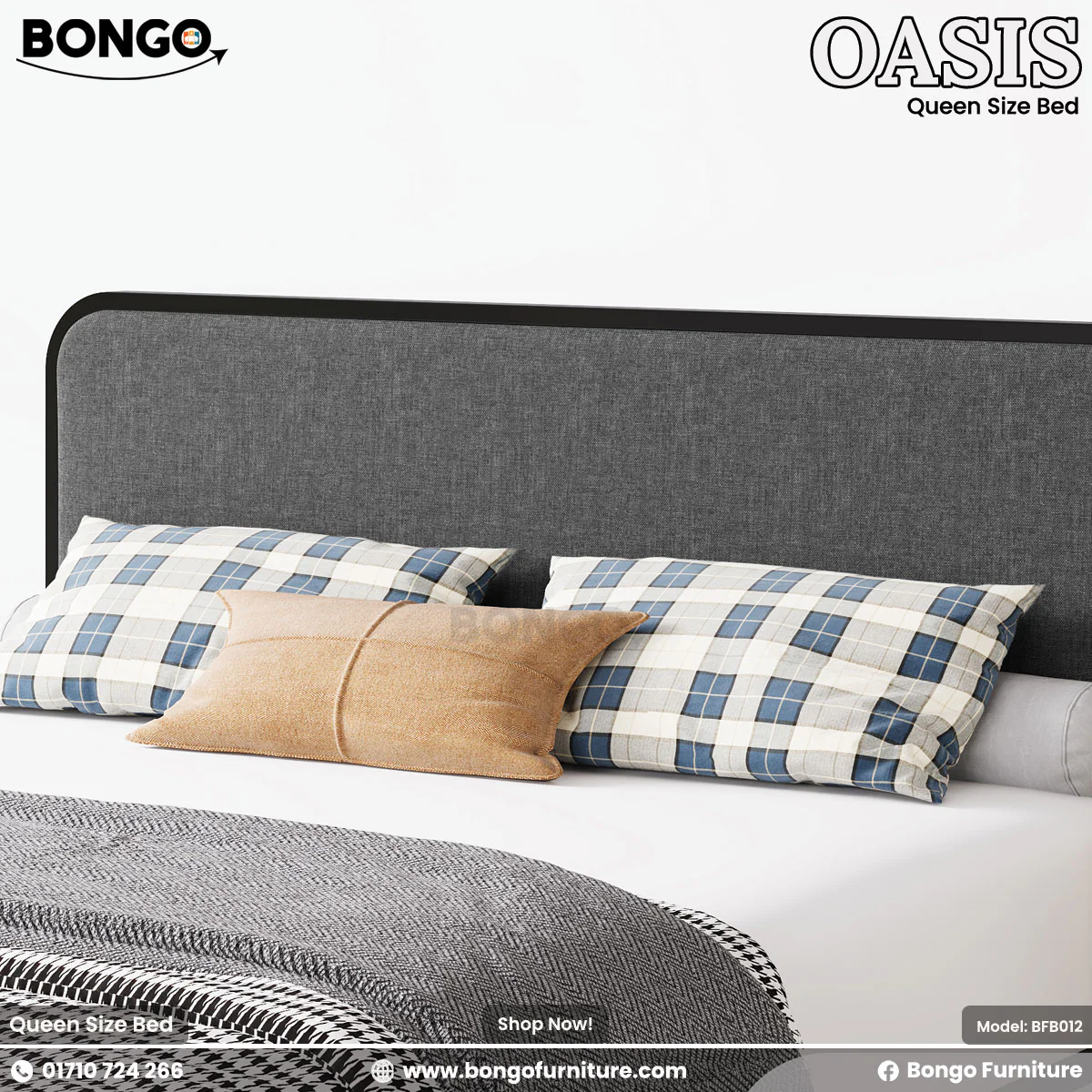 Oasis - Queen Size Bed | BFB012 - Image 4