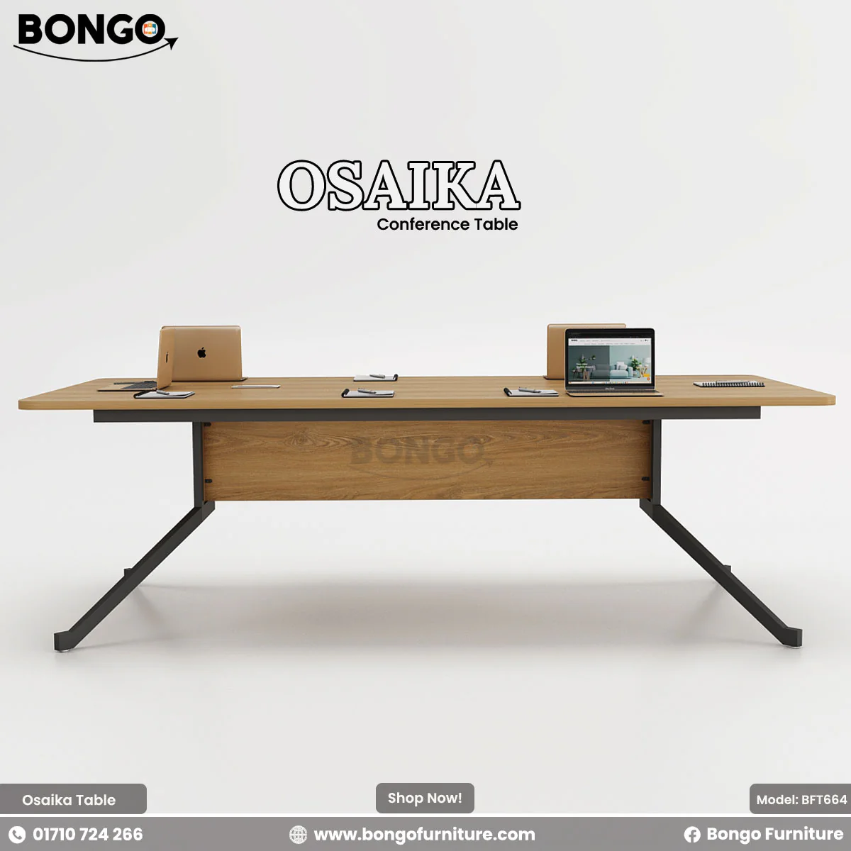 Osaika Conference Table - BFT664 - Image 5