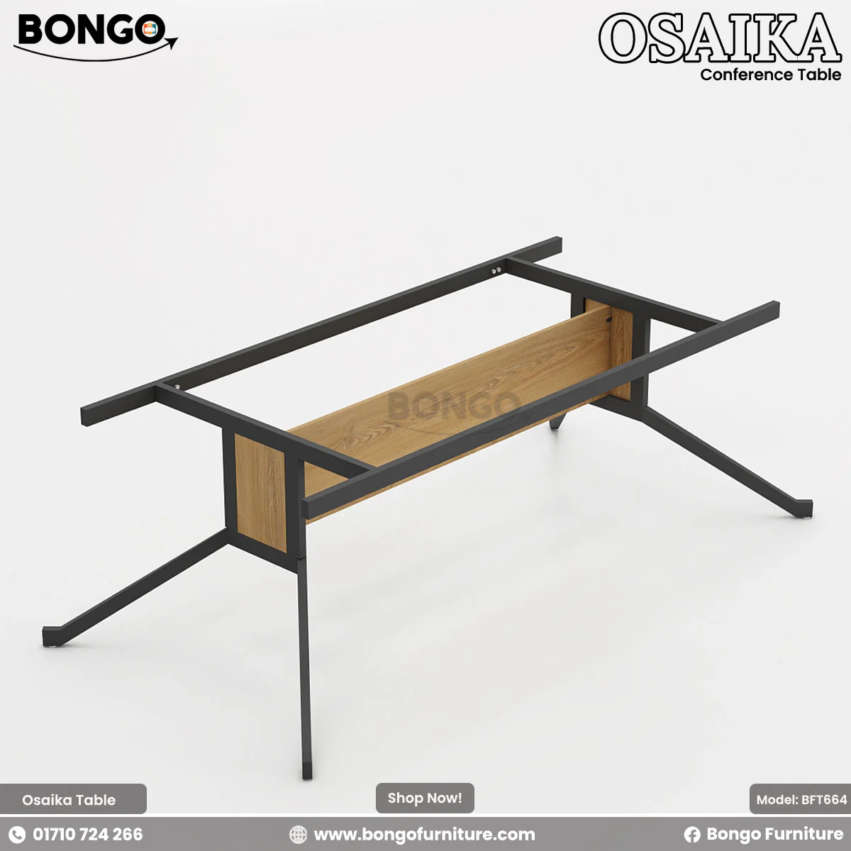 Osaika Conference Table - BFT664 - Image 6