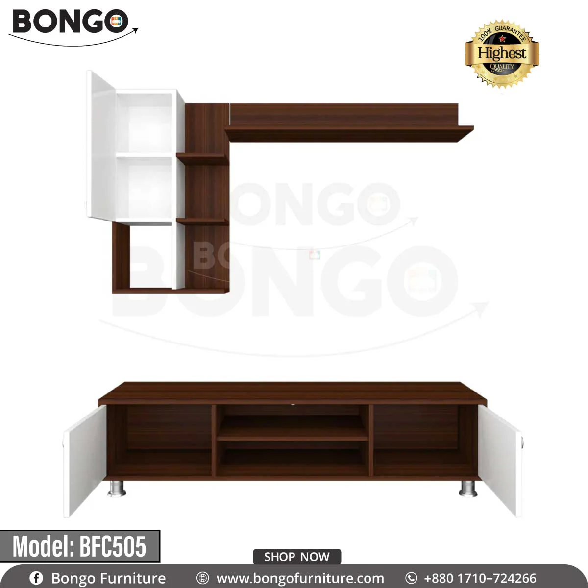 Platform TV Shelf - BFC505 - Image 3