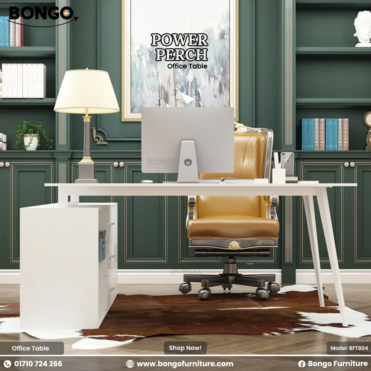 Power Perch Desk- BFT804 - Image 3