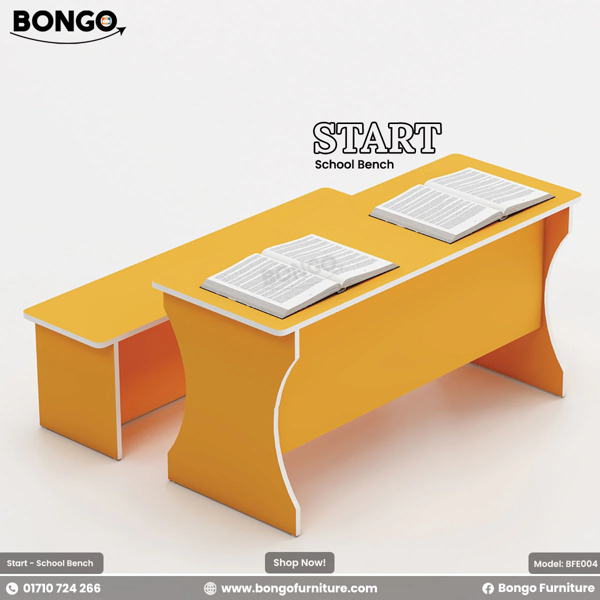 Start - School Bench | BFE004 - Image 3