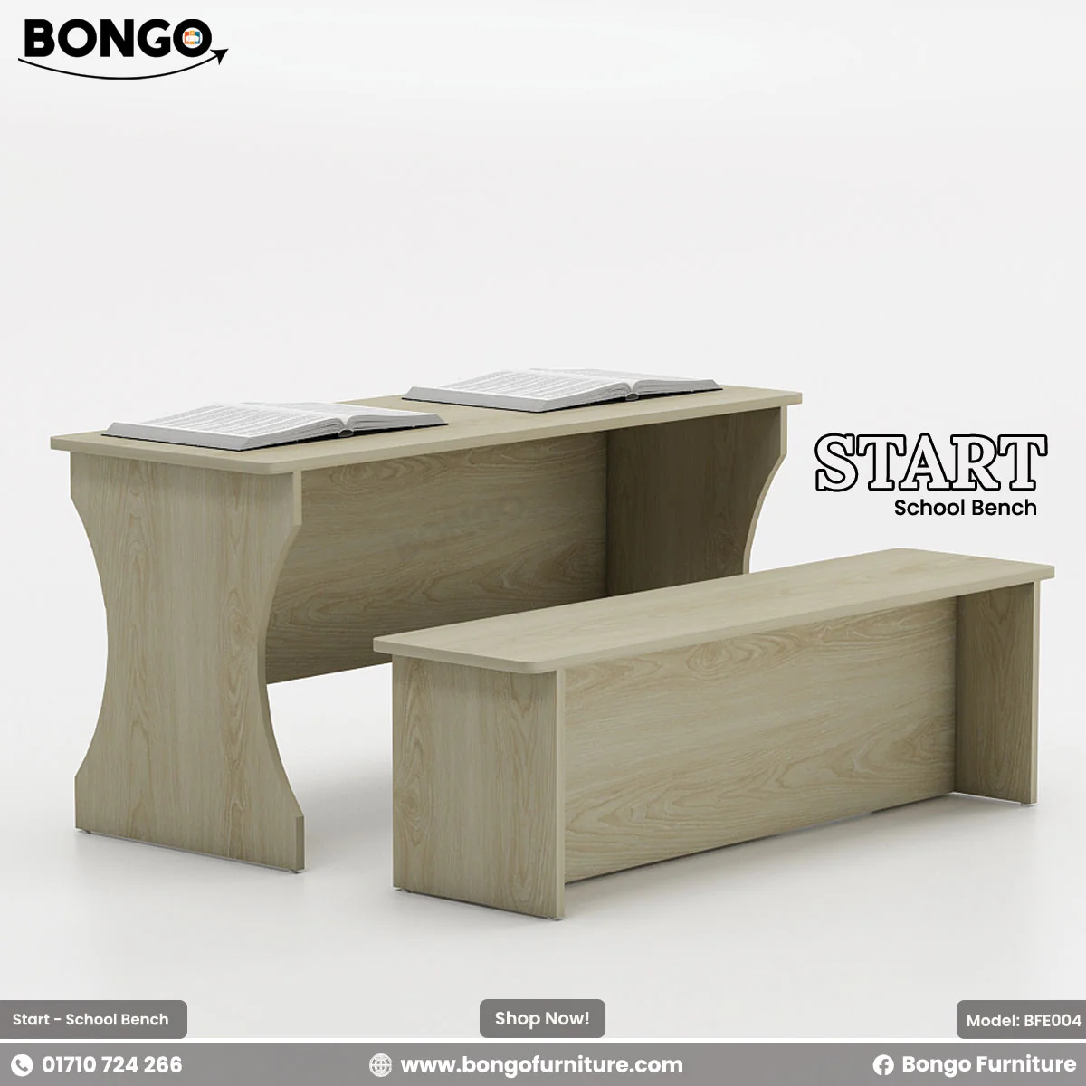 Start - School Bench | BFE004 - Image 4
